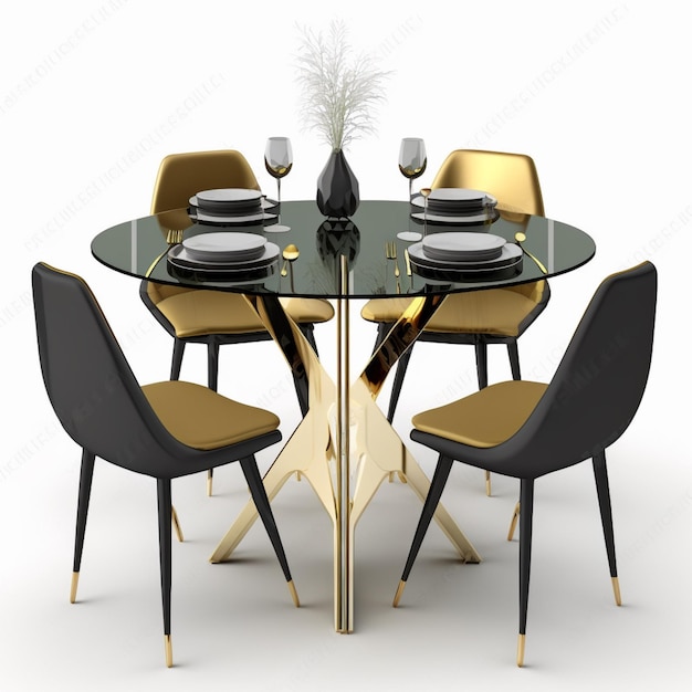 dining table mockup