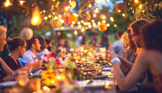 Dinner Party Under the Stars