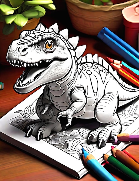 Dinosaur Coloring Book