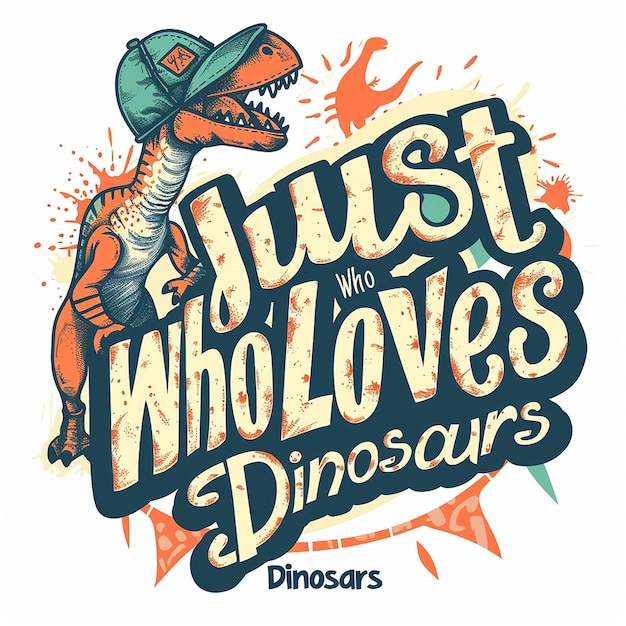 dinosaur illustration white background