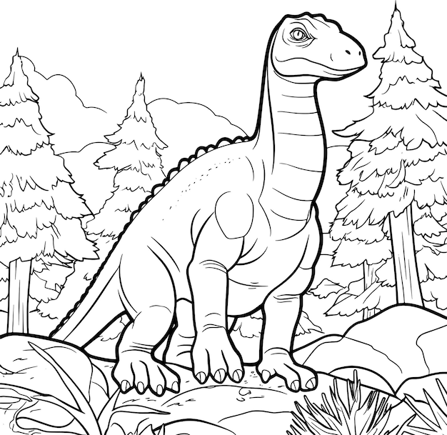 Photo a dinosaur with a black and white background that says quot dinosaur quot