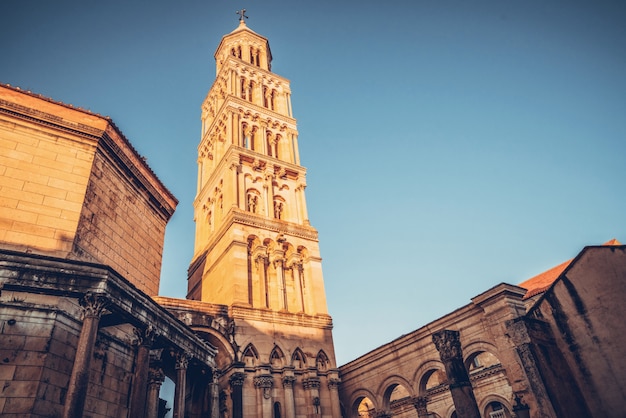 The Diocletian's Palace in Split, Croatia.