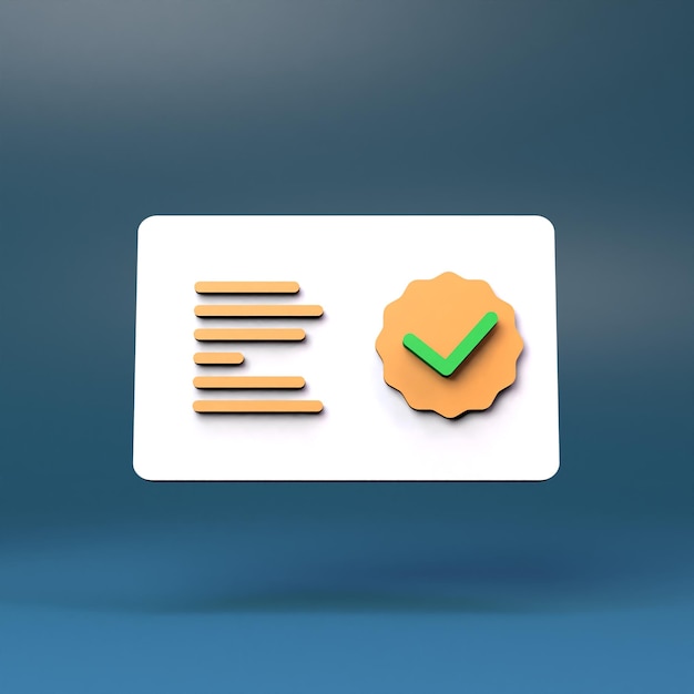 Diploma icon 3d render illustration