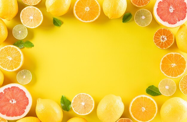 Directly above shot of orange fruits