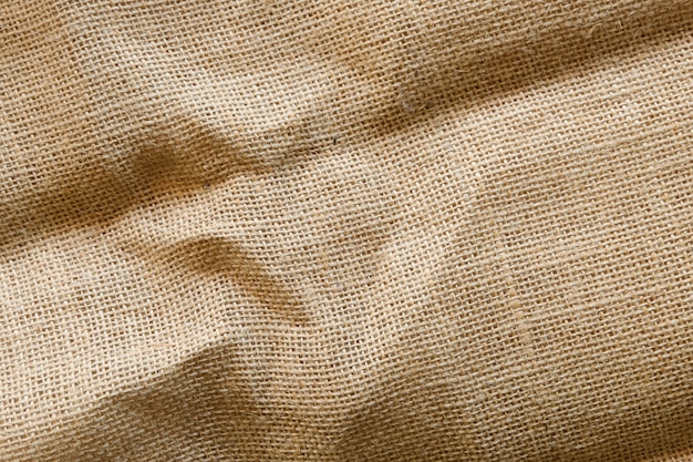 Dirty burlap texture background, brown cotton fabric texture, canvas