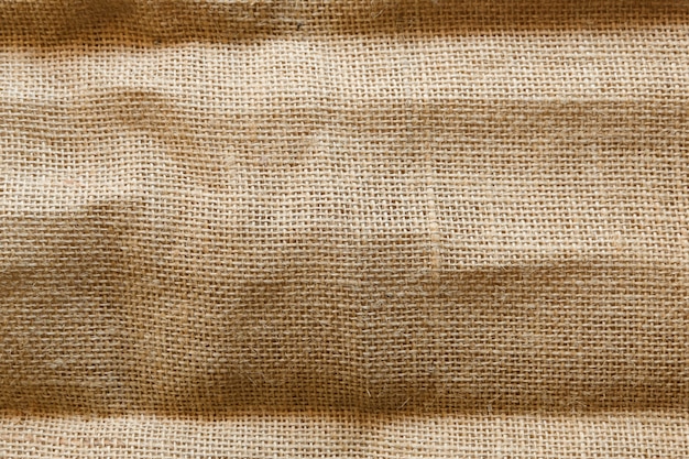 Dirty burlap texture background, brown cotton fabric texture, canvas