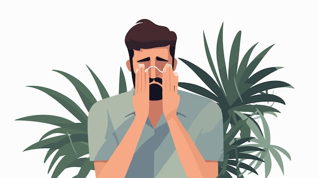 Disappointed Man with Palm on Face Expressing Regret