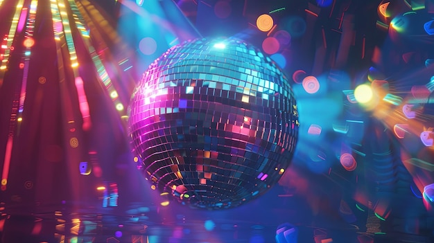 Disco Ball Lights Party Nightclub