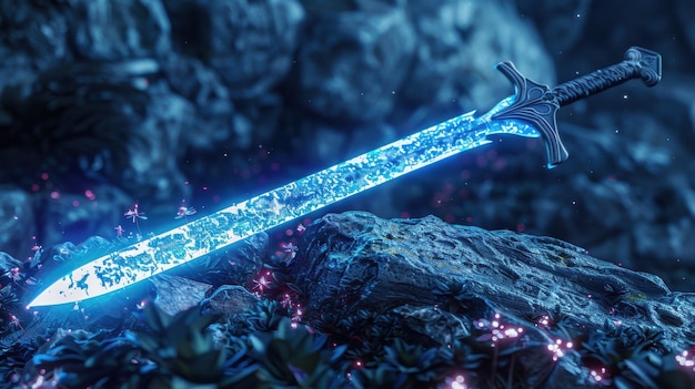 Discover the Mystical Aura of the Magic Glowing Sword