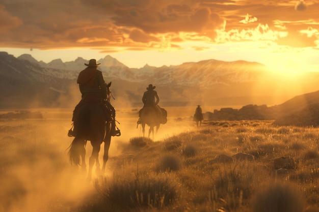 Discover the timeless allure of the Wild West as h generative ai