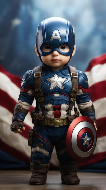 Discover the Whimsical World of Baby Captain America