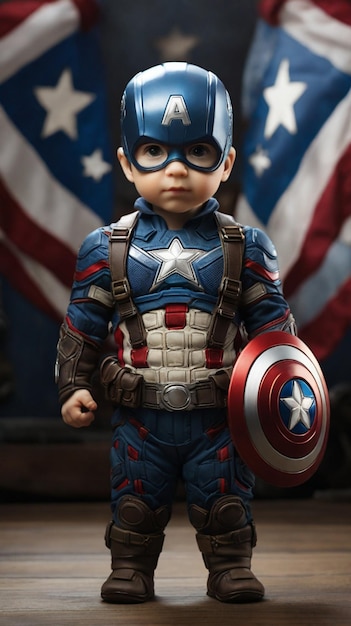 Discover the Whimsical World of Baby Captain America