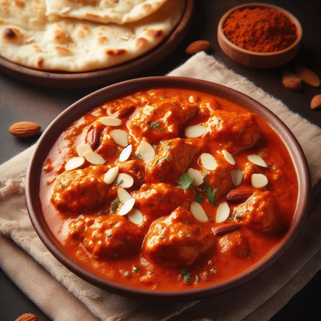 A dish of Indian butter chicken