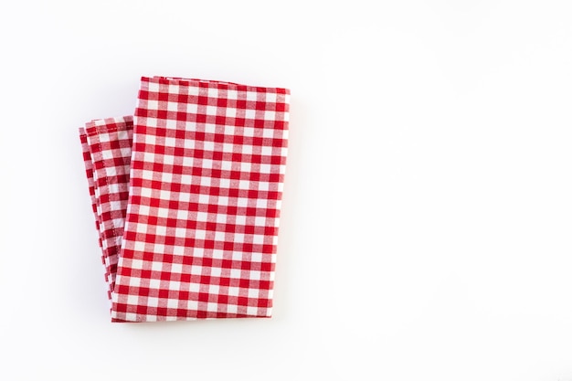 Dish towel on a white background.