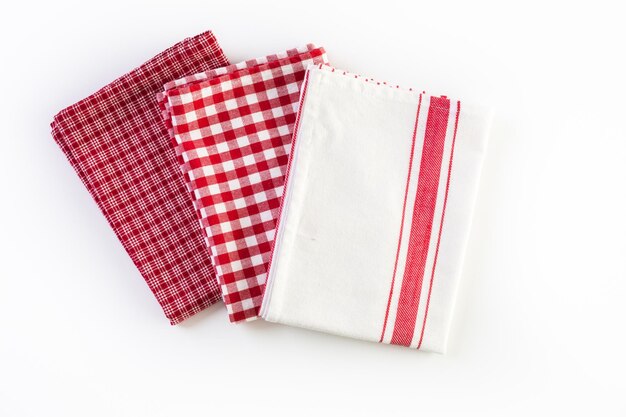 Dish towel on a white background.