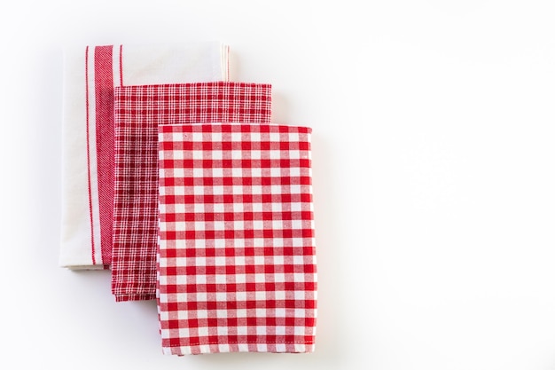 Dish towel on a white background.