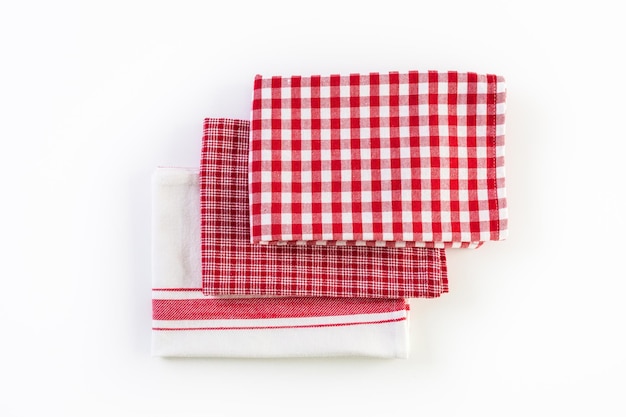 Dish towel on a white background.