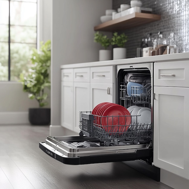 Dish Washer Isolated on White