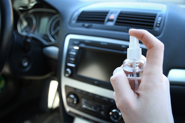 Disinfection of the car interior from bacteria and various pests.