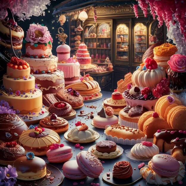 a display of cakes and cakes with the name quot dont know what it is quot