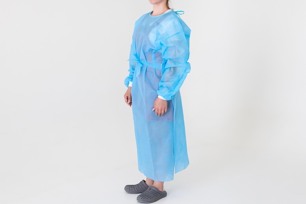 Disposable medical uniform protects against viruses and bacteria