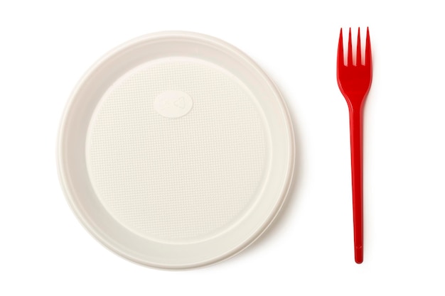 Disposable plastic tableware