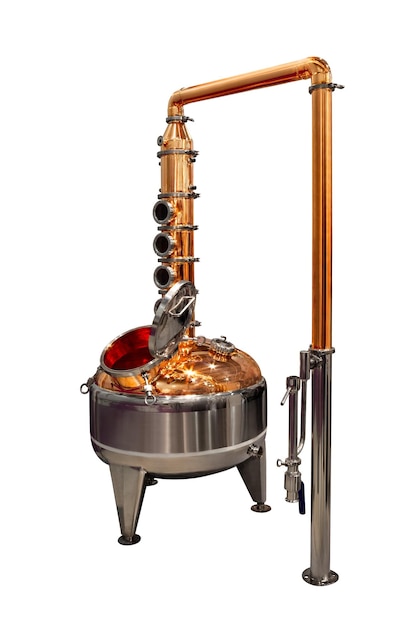 Distiller tank extractor isolated on a white background