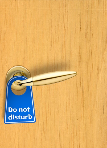 Do not disturb background