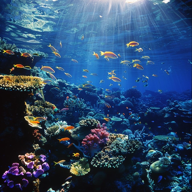 Dive into the underwater world of the Great Barrier Reef