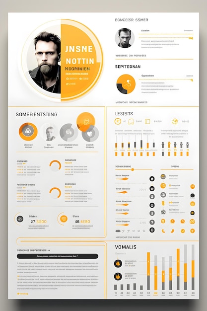 Photo diverse approaches to designing creative curriculum vitae from traditional to infographic style cv