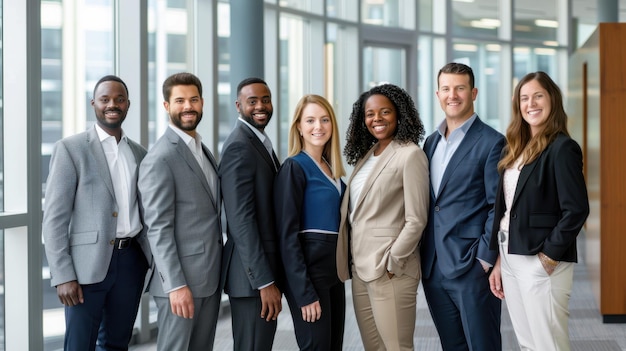 the diverse business team