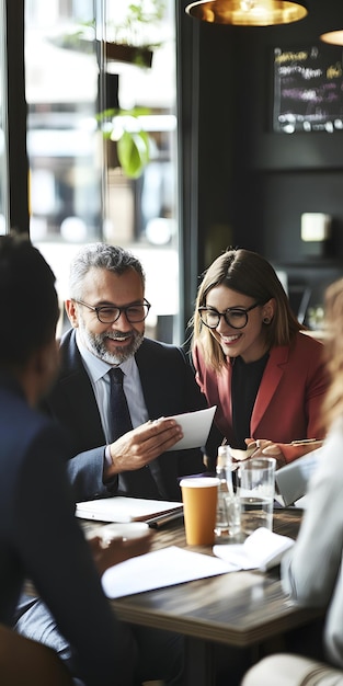 Diverse Professionals in Business Meeting