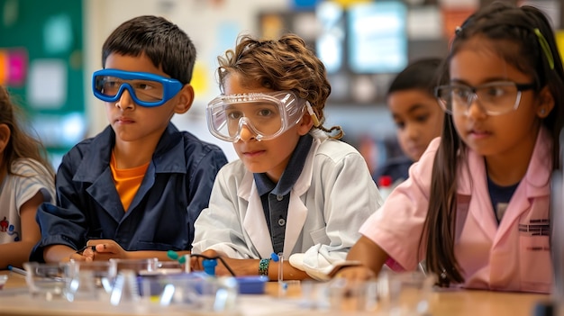 Diverse Students Actively Engaged in a Science Experiment A Collaborative Approach to STEM