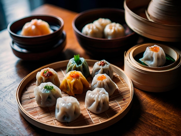 The diversity of a dim sum menu from delicate har gow to savory shumai