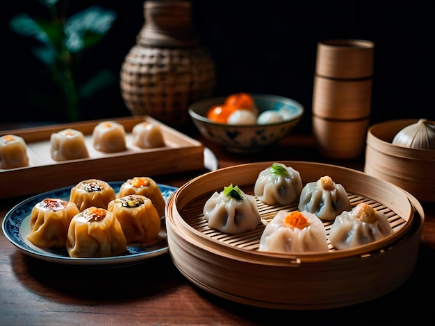 The diversity of a dim sum menu from delicate har gow to savory shumai