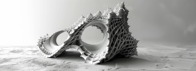 Photo diving into the unknown converting standard deviation curve into an enchanting 3d fractal