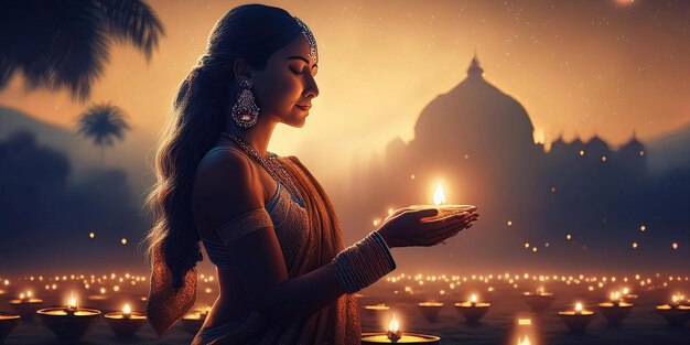 Photo diwali also known as deepavali is the main indian holidayfestival the festival of lights the f