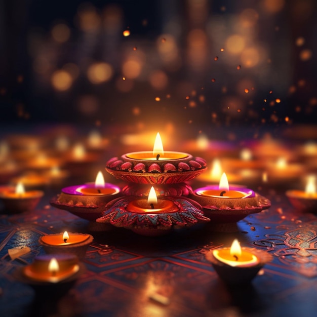 Diwali background high quality 4k ultra hd hdr