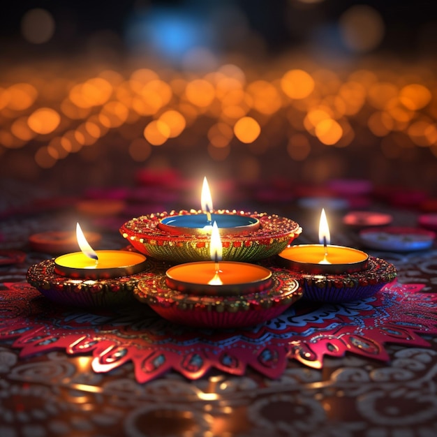 Diwali background high quality 4k ultra hd hdr