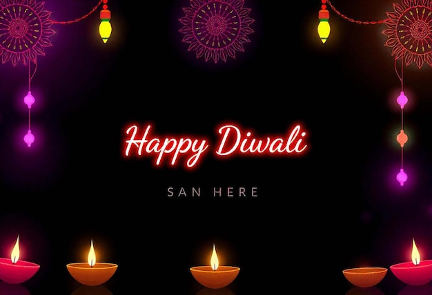 Photo diwali banner happy diwali religious festival banner design vector nice shubh diwali offer and disco