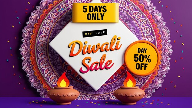 Diwali discount digital ads