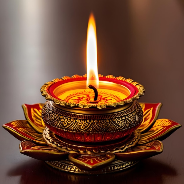 Diwali festival diya lamps image