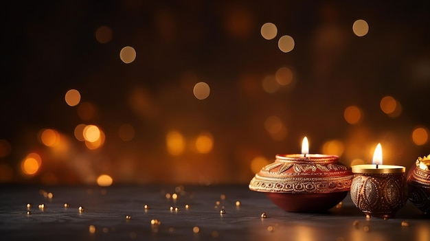 Diwali festival of lights background