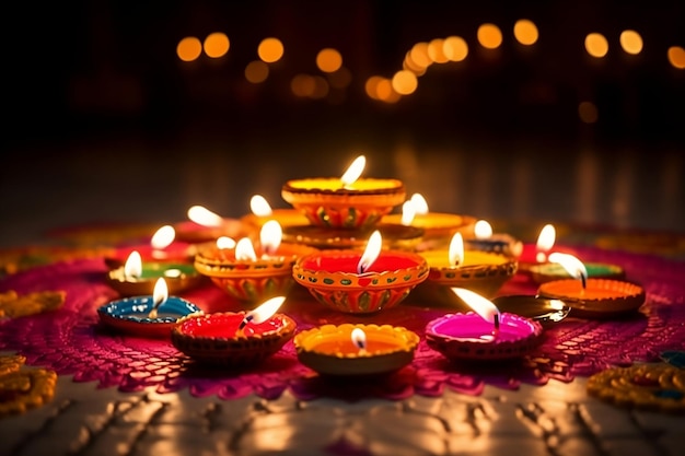 Diwali is the festival of lights in india