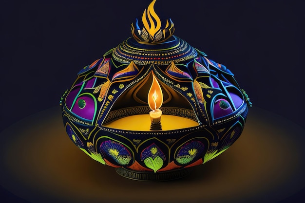 diwali lamp background