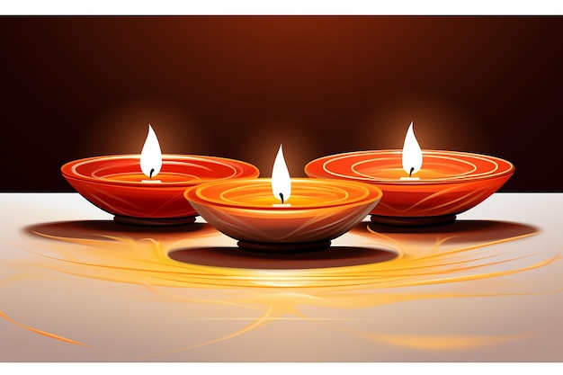 diwali light in dark background