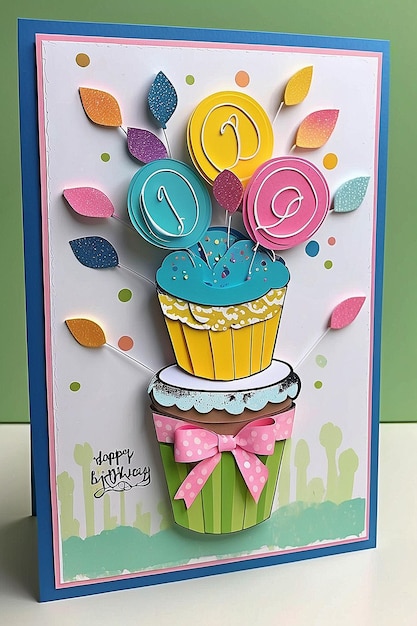 Photo diy birthday card ideas greeting and party papers for all ages