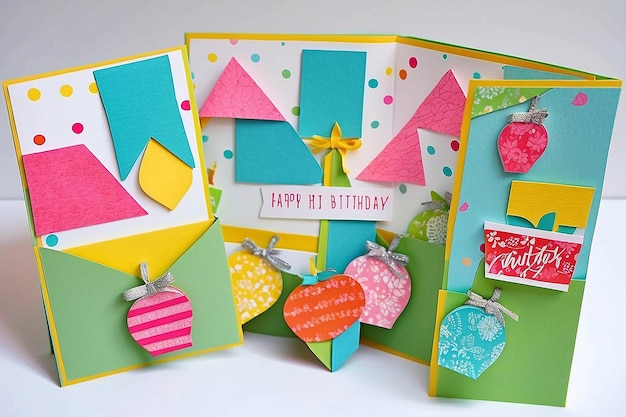 Photo diy birthday card ideas greeting and party papers for all ages