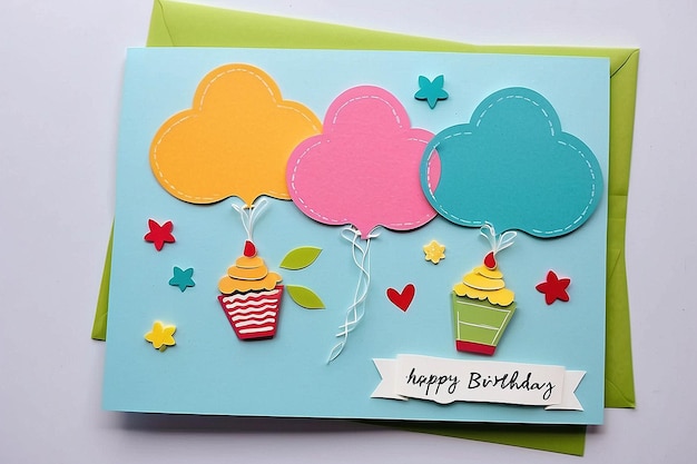 Photo diy birthday card ideas greeting and party papers for all ages