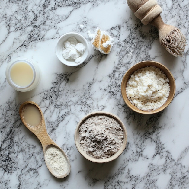 Photo diy exfoliating scrub natural ingredients easy recipe